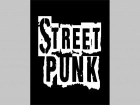 Street Punk  chrbtová nášivka veľkosť cca. A4 (po krajoch neobšívaná)